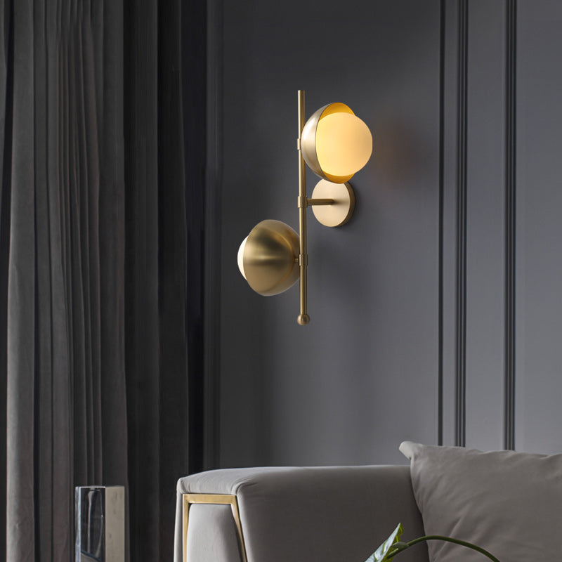 Two-way ball wall sconce