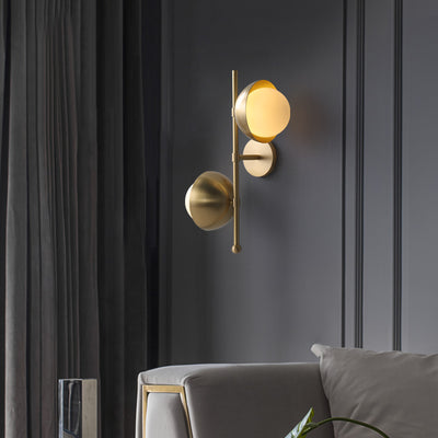 Two-way ball wall sconce