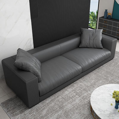 Modern leather sofa