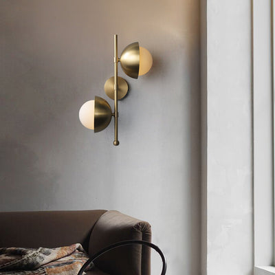 Two-way ball wall sconce