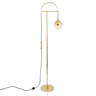 Dome metal vertical floor lamp