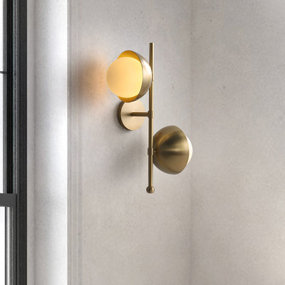 Two-way ball wall sconce