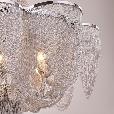 Aluminum Chain Chandelier