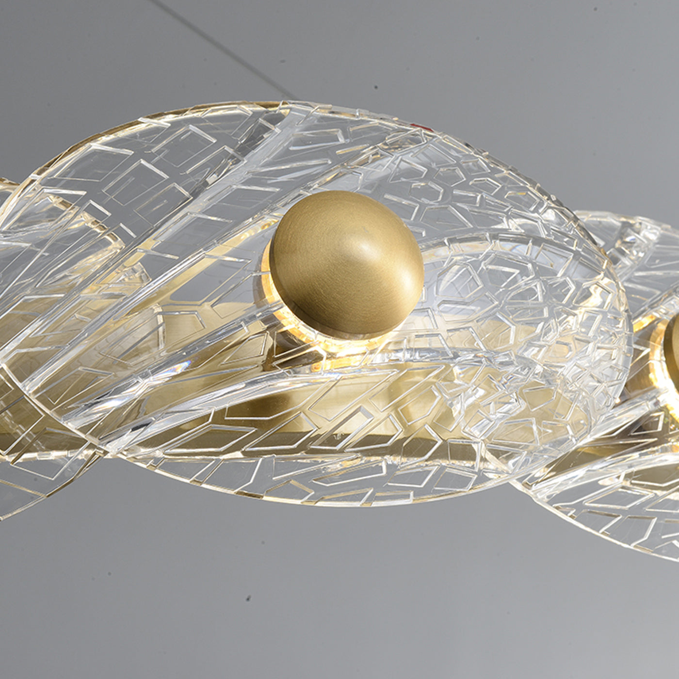 Creative petal ring chandelier