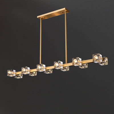 Symmetry Cube Crystal Chandelier