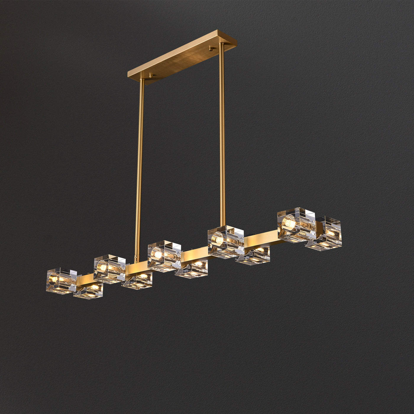Symmetry Cube Crystal Chandelier