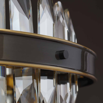 Creative crystal ring chandelier