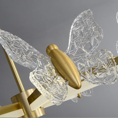 Multi butterfly chandelier