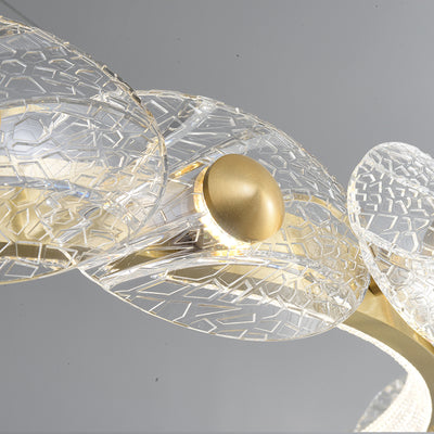 Creative petal ring chandelier