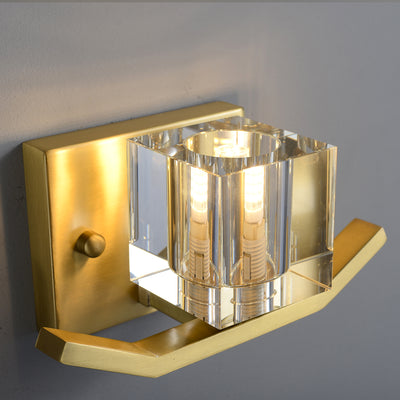 Ice Cubes Crystal Wall Sconce