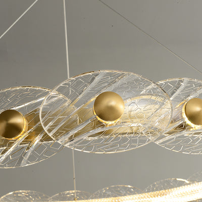 Creative petal ring chandelier