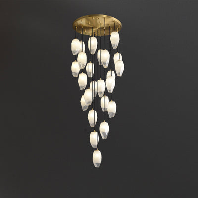 24 Lights Lily glass chandelier