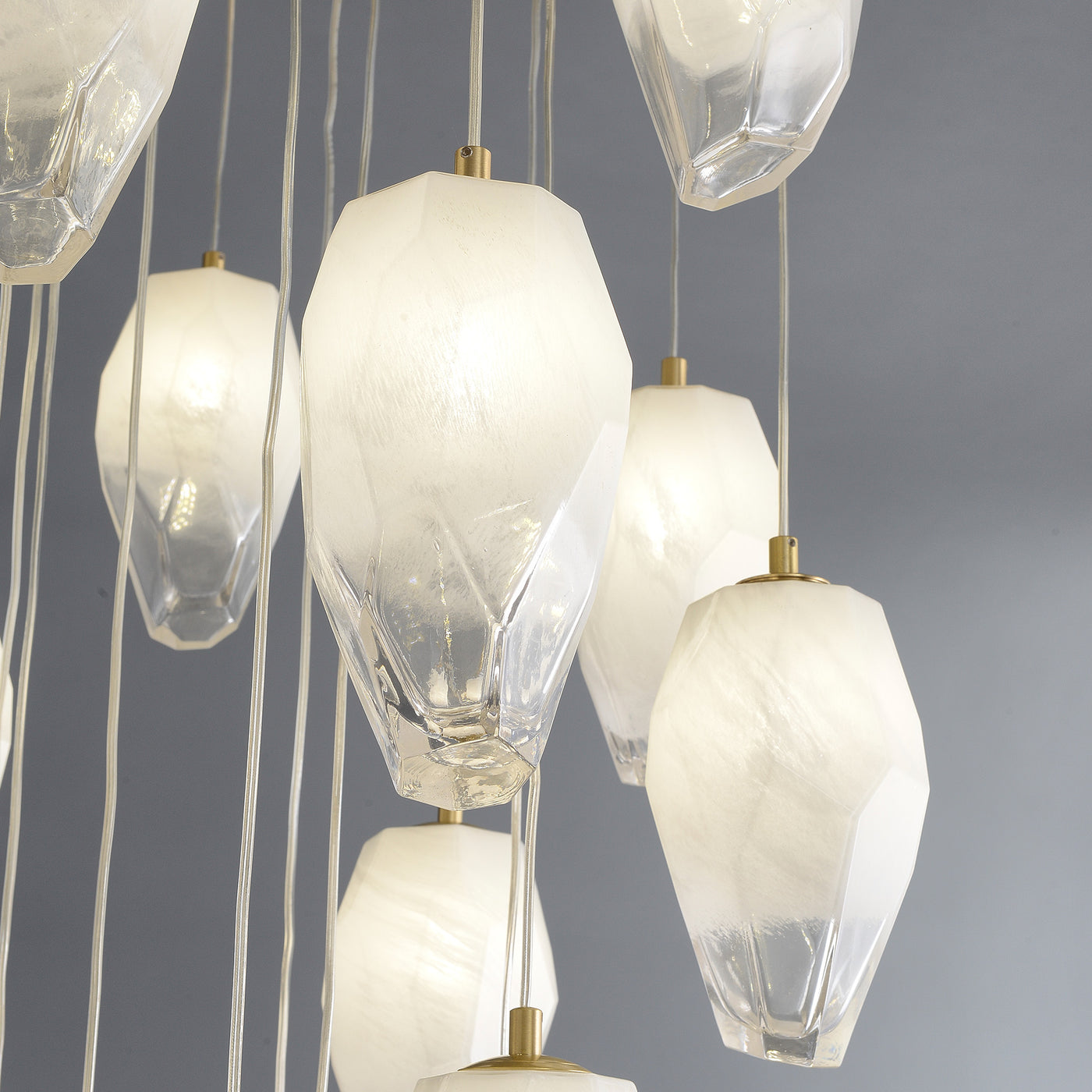 24 Lights Lily glass chandelier