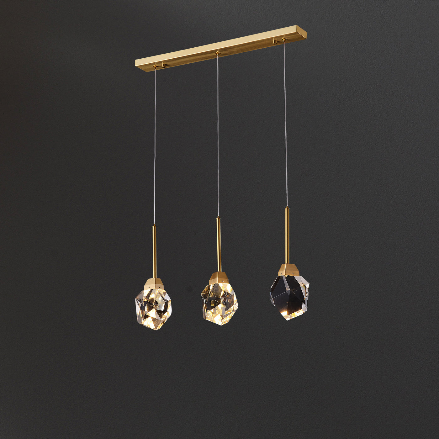 Rectangle Crystal Diamond Chandelier