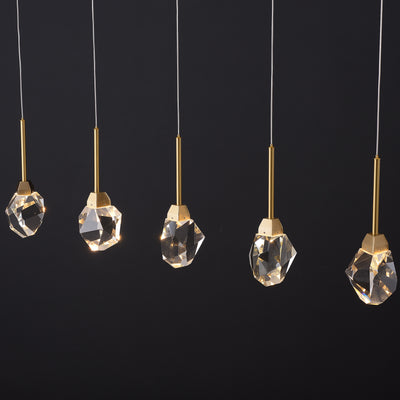 Rectangle Crystal Diamond Chandelier