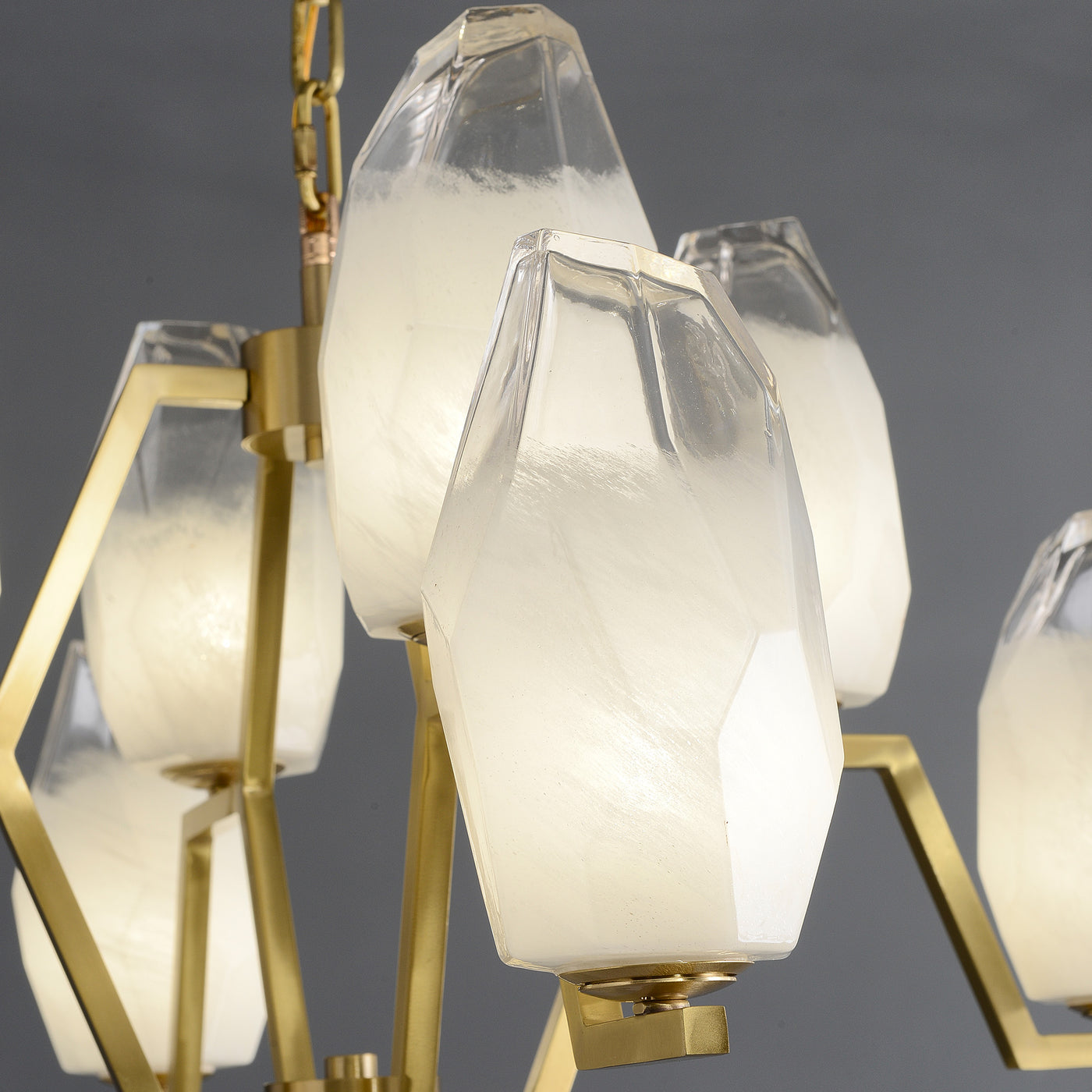 8 Lights Lily glass chandelier