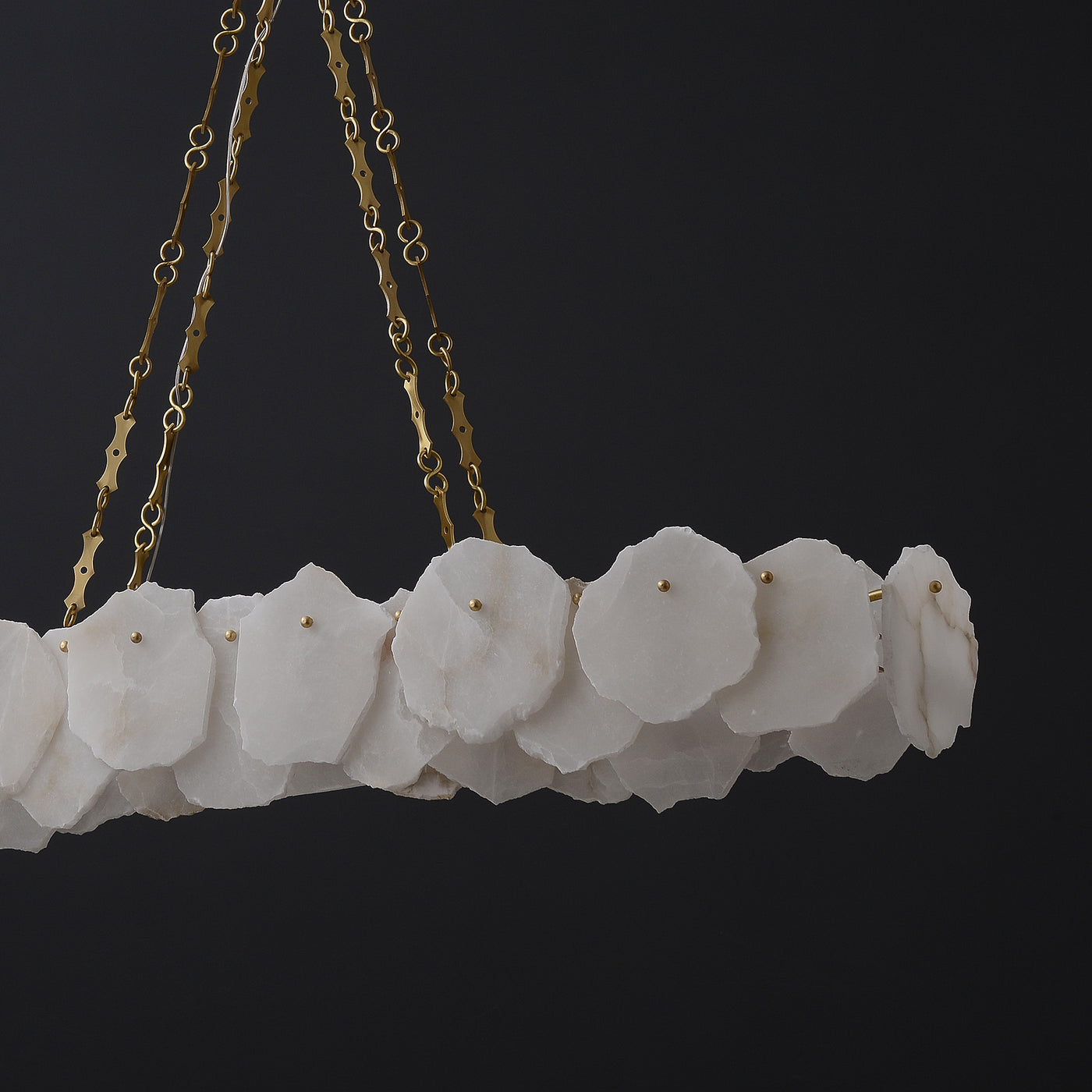 Marble Snowflake Chandelier