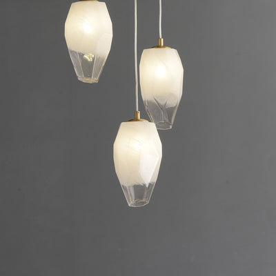 5 Lights Lily glass chandelier