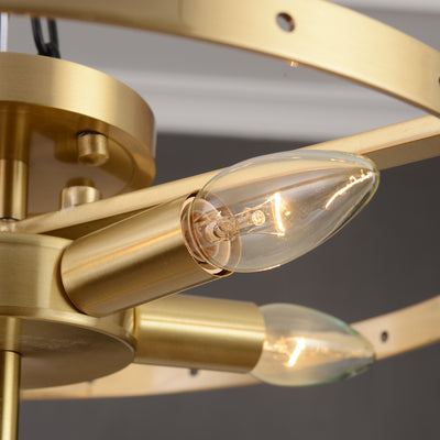 Contemporary Round Crystal Chandelier