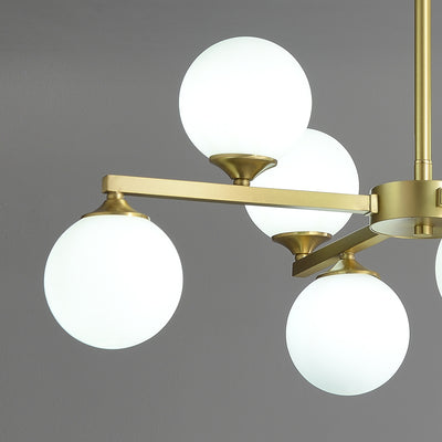 8-Lights Ball Chandelier
