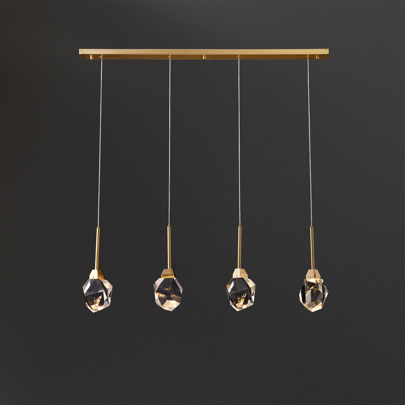 Rectangle Crystal Diamond Chandelier