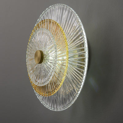 Round Large Wheel Wall Sconce
