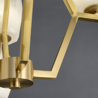 8 Lights Lily glass chandelier