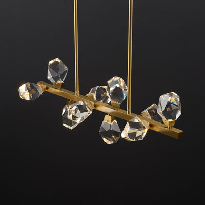 Rectangle Crystal Diamond Chandelier