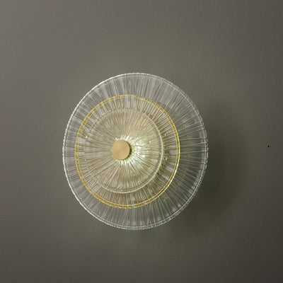 Round Large Wheel Wall Sconce
