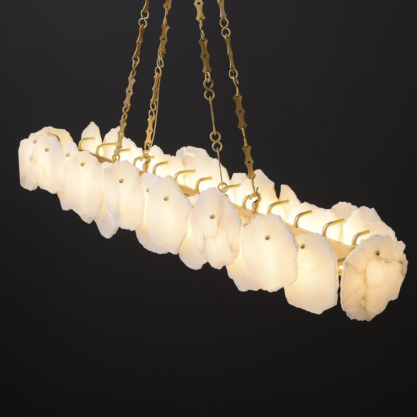 Marble Snowflake Chandelier
