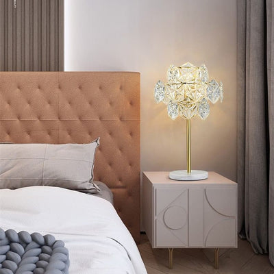 Postmodern transparent crystal lamp