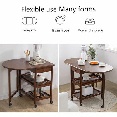 Folding dining table