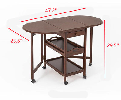 Folding dining table