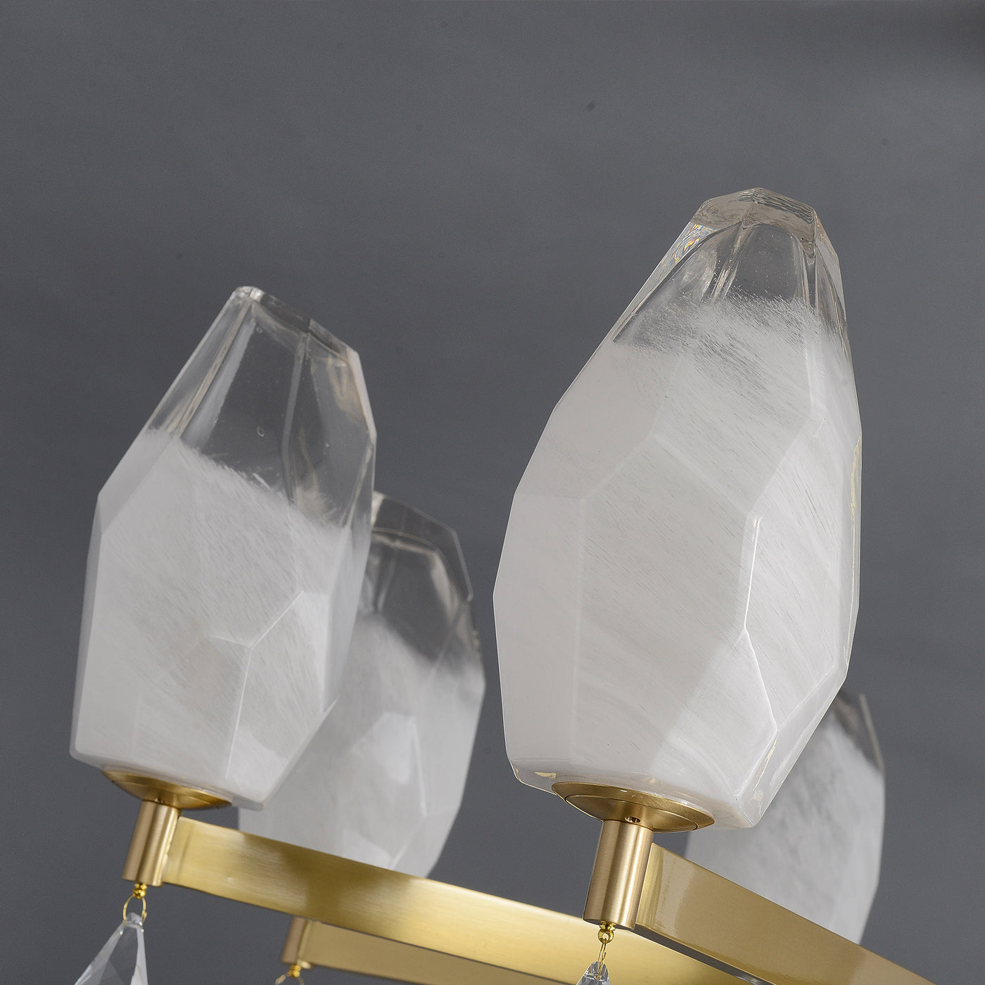 6 Lights Lily glass chandelier