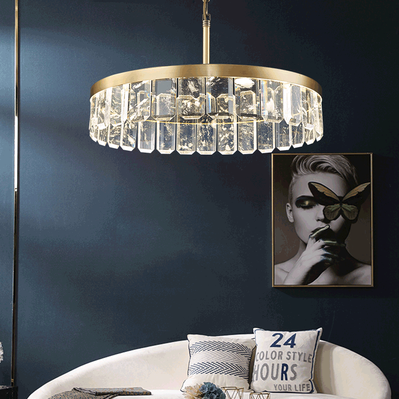 Nordic postmodern crystal chandelier