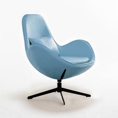 Single chair eggshell lounge chair