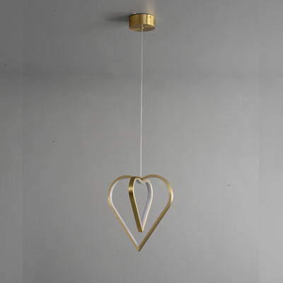 Creative heart chandelier