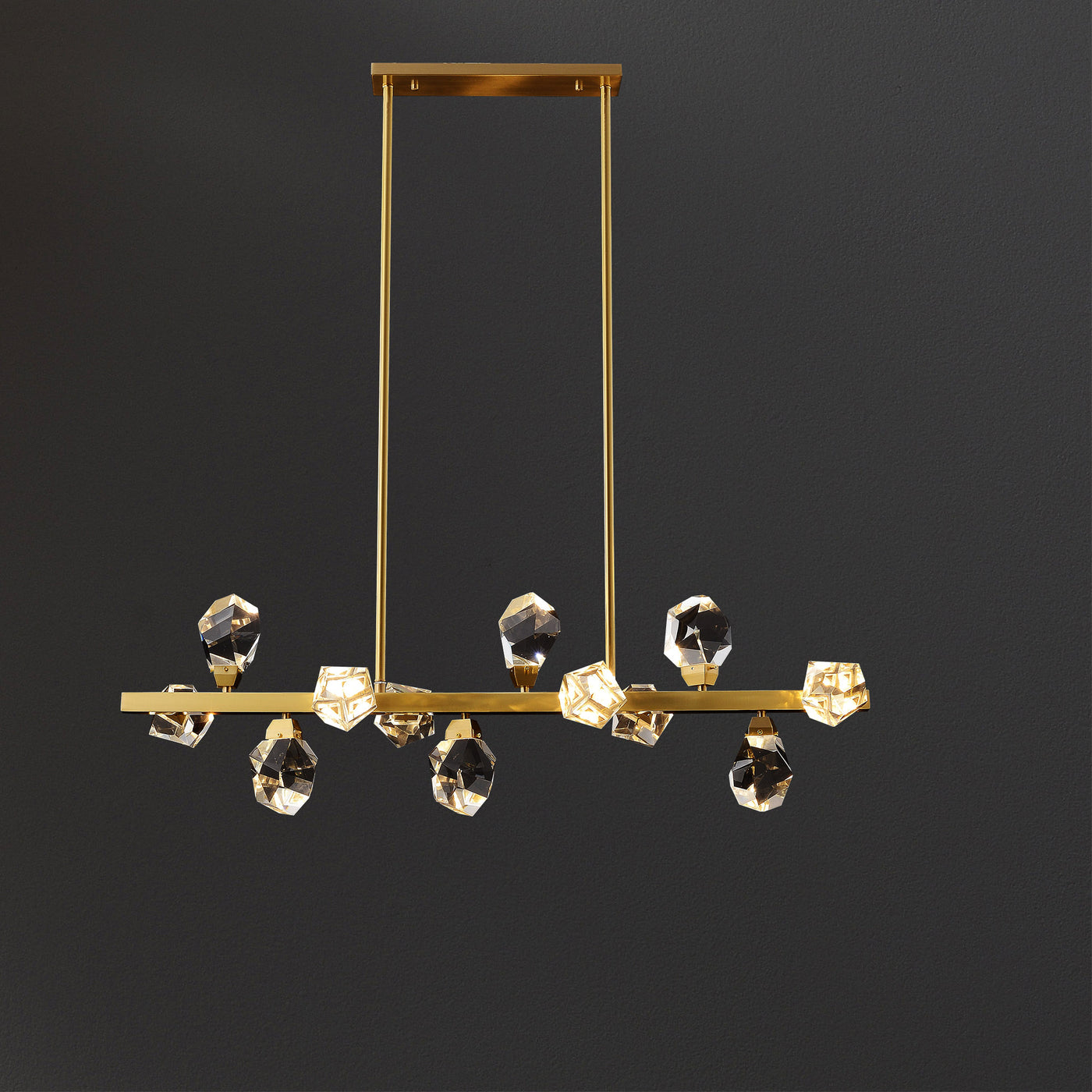 Rectangle Crystal Diamond Chandelier