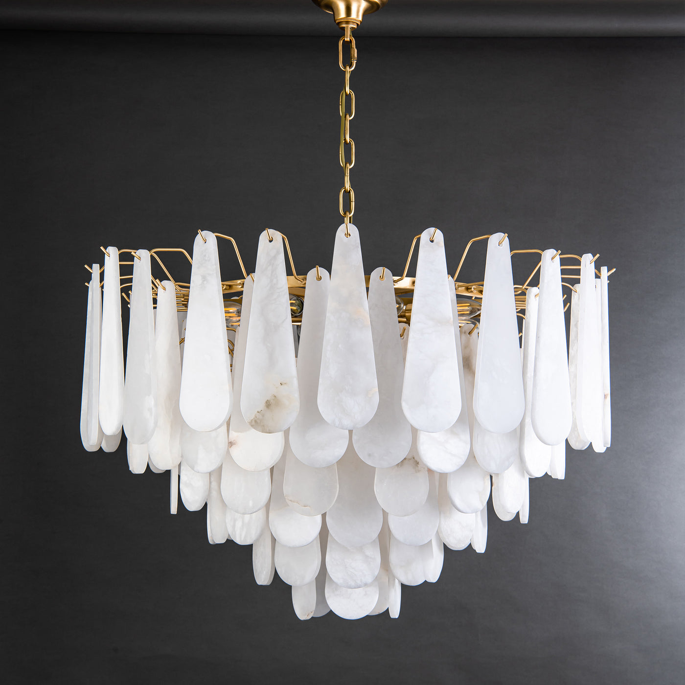 Modern creative marble chandelier