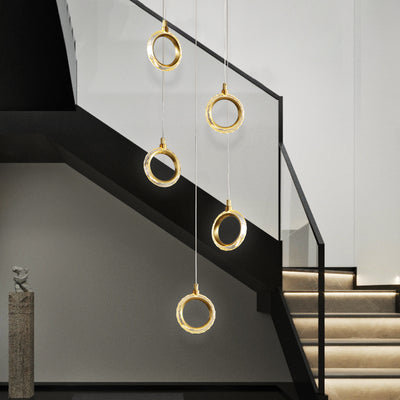 Creative ring chandelier