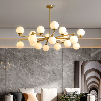 16-Lights Ball Chandelier