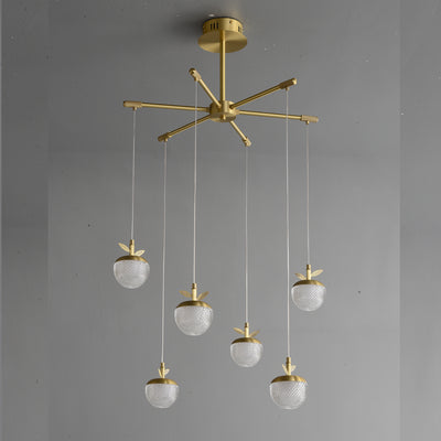 Modern creative apple chandelier