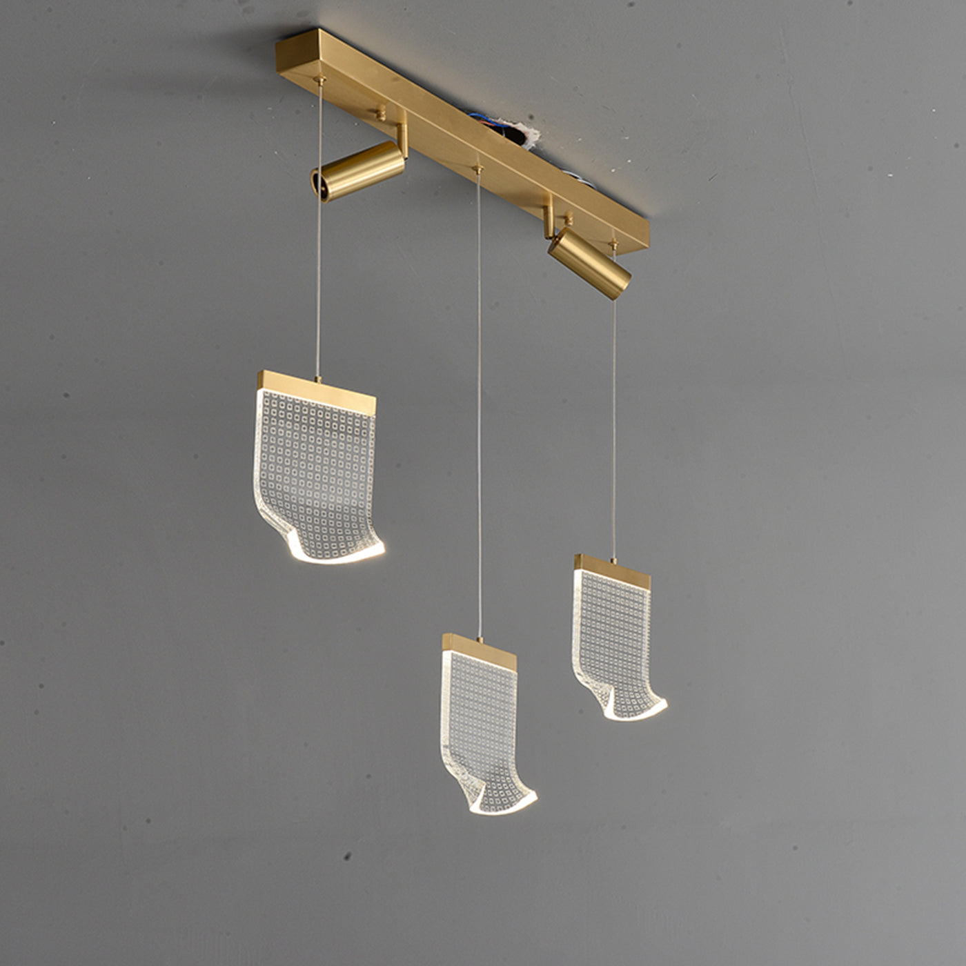 Modern creative rectangle chandelier