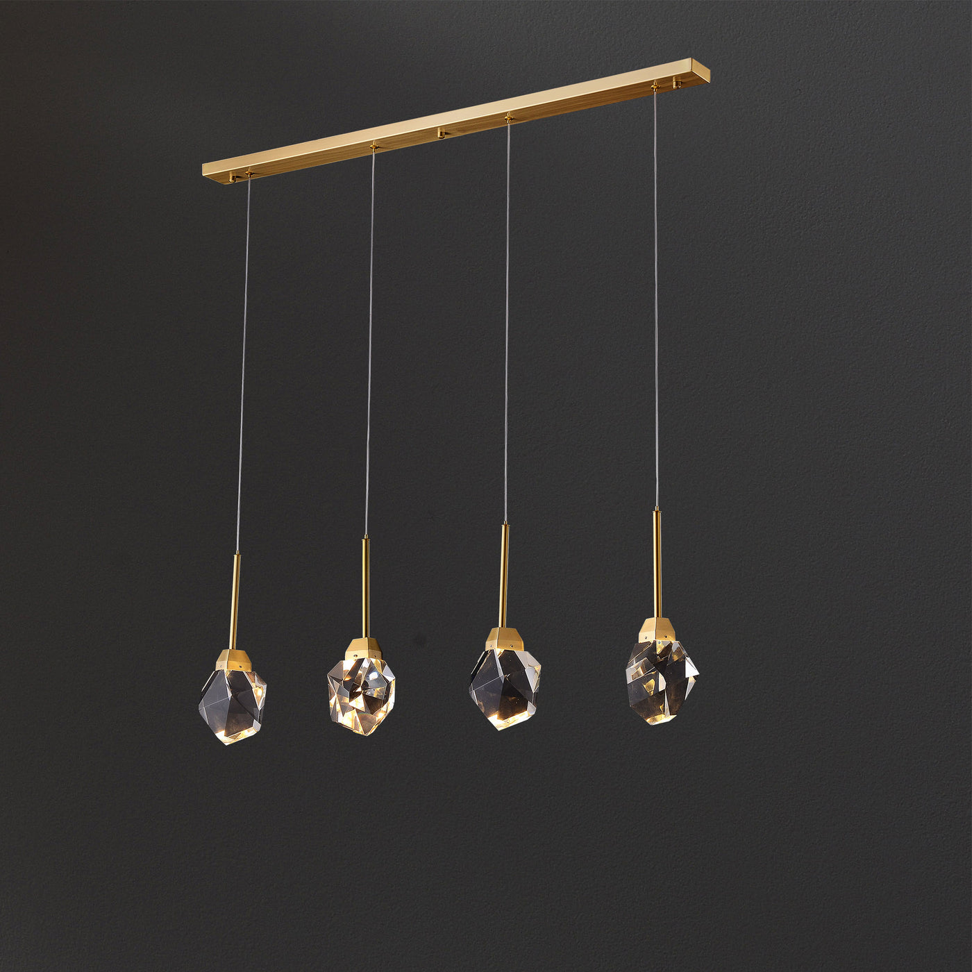 Rectangle Crystal Diamond Chandelier