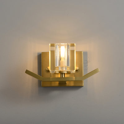 Ice Cubes Crystal Wall Sconce