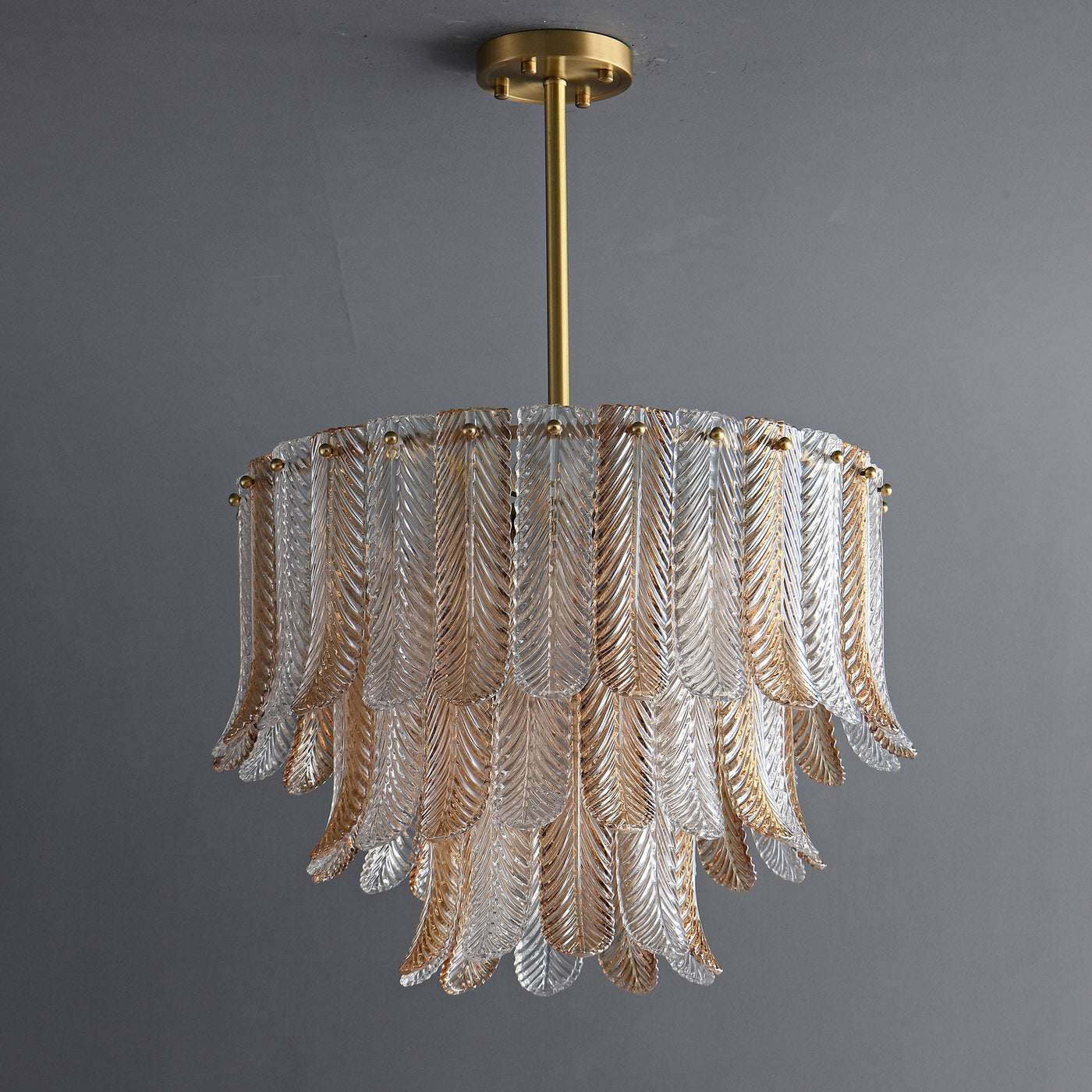 Fireworks bloom round chandelier