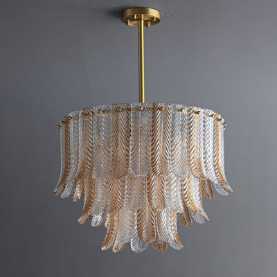 Fireworks bloom round chandelier