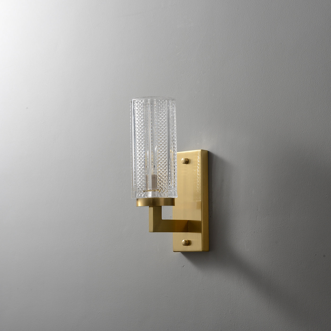 Transparent Glass Wall Sconce