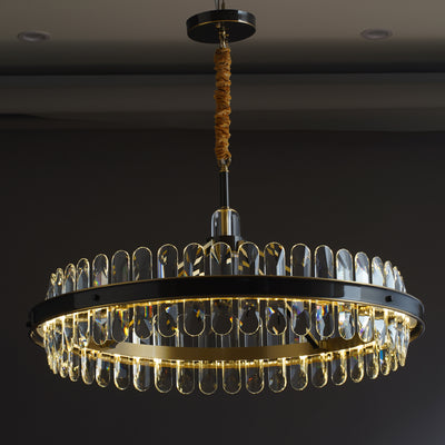 Creative crystal ring chandelier