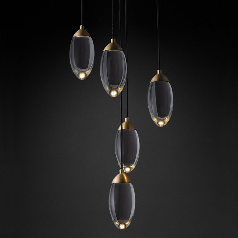 Water droplets chandelier